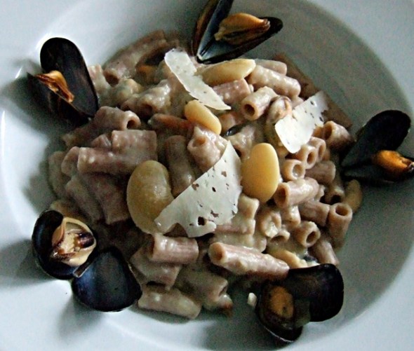 Pasta fagioli e cozze