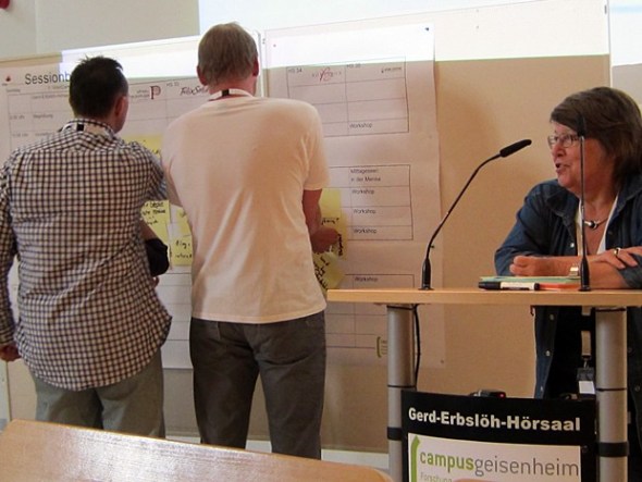 vc_sessionboard Arbeit am Sessionboard