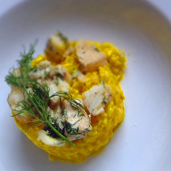 Risotto con ragù di pesce